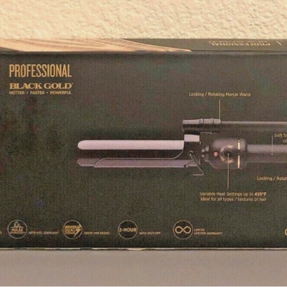 Professional Black Gold Hair Styling Tool - Picture 1 of 2